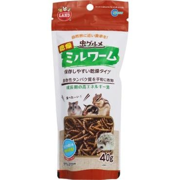 虫グルメ 乾燥ミルワーム ML‐166 40g 虫グルメ マルカン