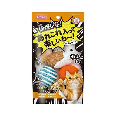 極遊び塾! あれこれバラエティーパック 5個 ニャンタクラブ NYANTA CLUB マルカン