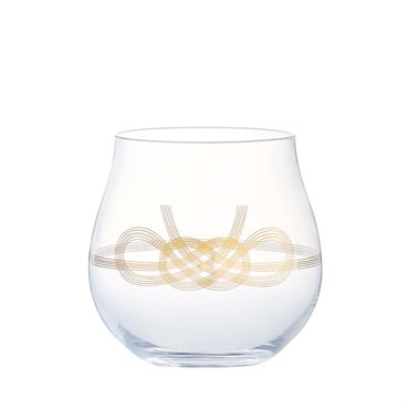 和紋 ガラス 杯(水引柄)
