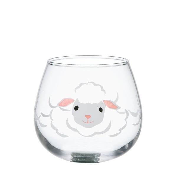 ゆらまる DOUBUTSU Glass タンブラー(ひつじ柄)