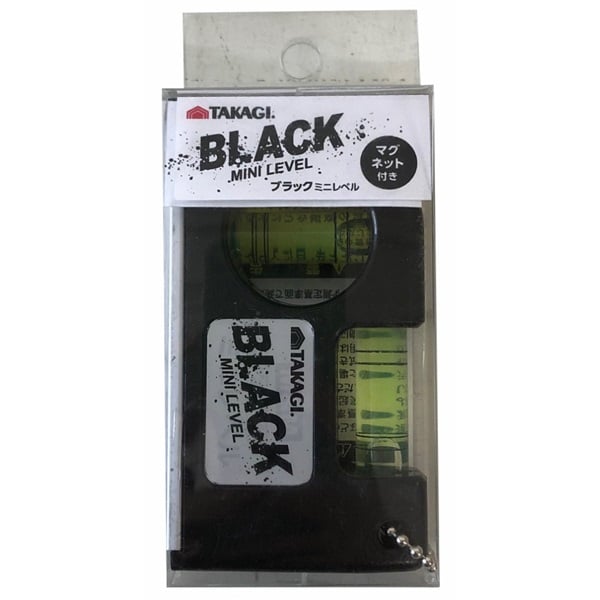マグネット付ミニレベル(ブラック)