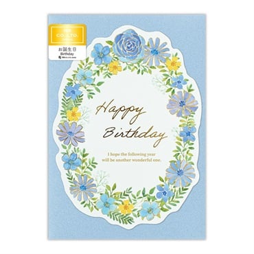 グリーティングカード カード リース 誕生日 クラム