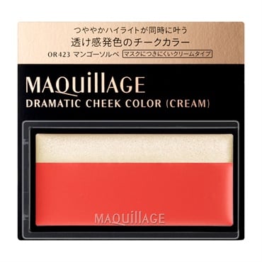 マキアージュ ドラマティックチークカラー (クリーム) MAQuillAGE 資生堂(OR423 マンゴーソルベ)