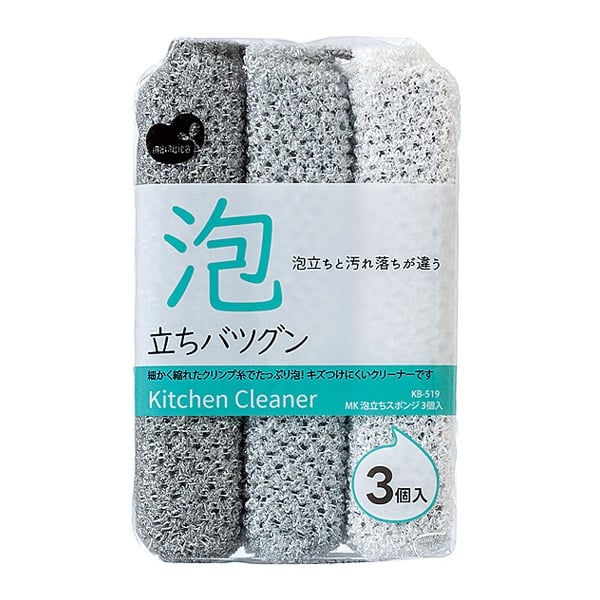 泡立ちスポンジ 3個入 まめいた | イオンスタイルオンライン 衣料品