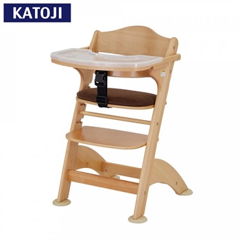 カトージ 木製 ハイチェア ファニカ ブラウン ベビー キッズ(4930969223164)