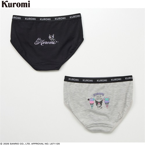 クロミ 2枚組ショーツ 女の子 キッズ 140cm-160cm