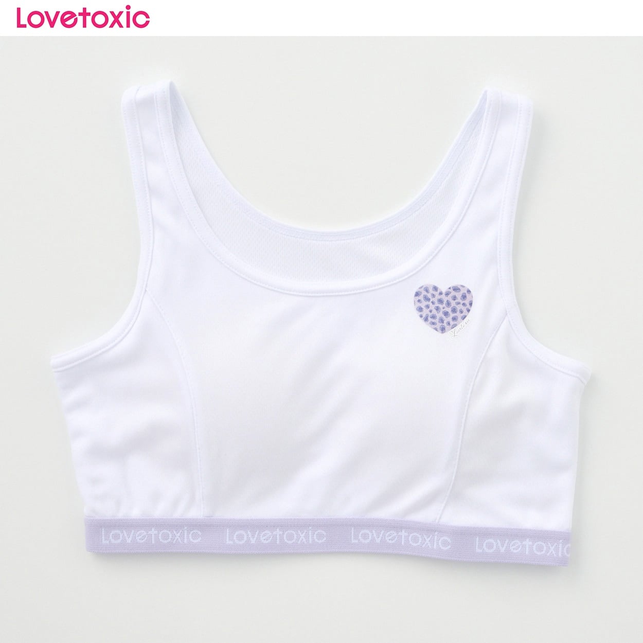 Lovetoxic ラブトキシック ハーフトップ 女の子 キッズ 140cm-165cm(ホワイト-160cm)