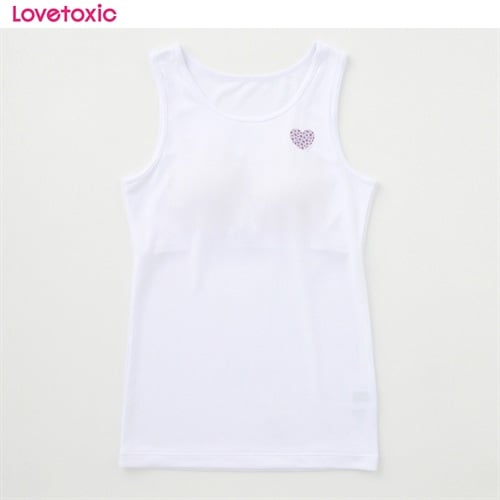 Lovetoxic ラブトキシック タンクトップ 女の子 キッズ 140cm-165cm(ホワイト-140cm)