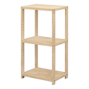木製ラック・ウッドラック y. 楽天市場】ラック 木製 パイン材 3段 幅60 奥行30 高さ80cm