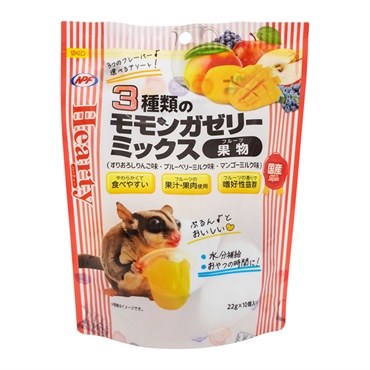 ハーティー 3種類のモモンガゼリーミックス 22g×10個 Hearty ナチュラルペットフーズ