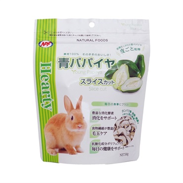 ハーティー 青パパイヤ スライスカット 30g Hearty ナチュラルペットフーズ