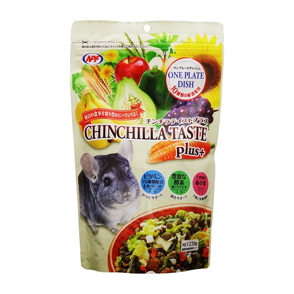 チンチラ テイストプラス 220g TASTE plus+ ナチュラルペットフーズ