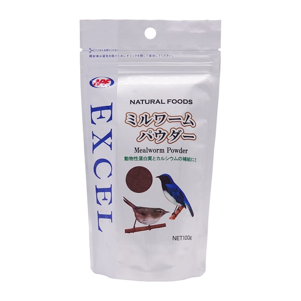 エクセル ミルワームパウダー 100g Excel ナチュラルペットフーズ(100g)