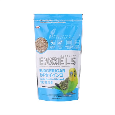 エクセル5 セキセイインコ 皮付き 500g エクセル Excel ナチュラルペットフーズ