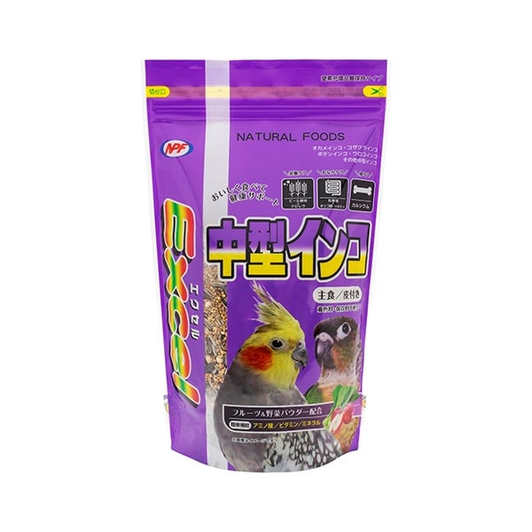 エクセル 中型インコ 皮付き 500g Excel ナチュラルペットフーズ(500g)
