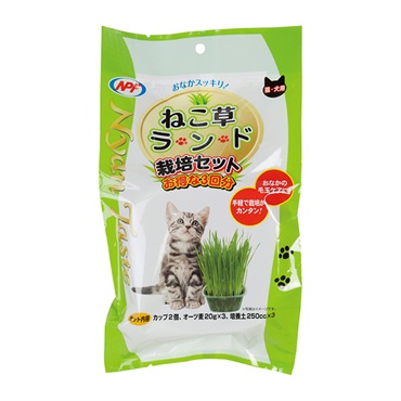 NyanTaste ねこ草ランド 栽培セット 3回分 ナチュラルペットフーズ