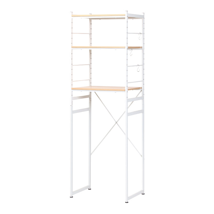 ホワイト冷蔵庫 調整棚付き サイドバイサイド｜Panorama Open うす型・ワイド冷蔵庫（2ドア