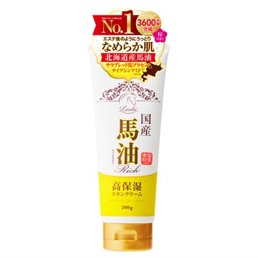 ロッシ モイストエイド馬油スキンクリーム 220g ロッシ モイストエイド 国産馬油 スキンクリーム N 200g Loshi コスメ