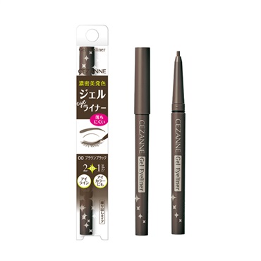 セザンヌ ジェルアイライナー 00 ブラウンブラック 0.1g CEZANNE セザンヌ化粧品