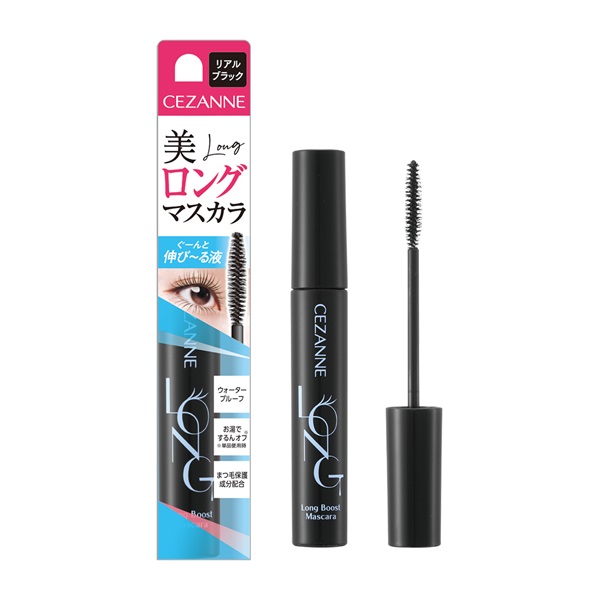 セザンヌ ロングブーストマスカラ 01 リアルブラック 5.7g CEZANNE