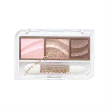 セザンヌ ライティングアップアイシャドウ 1.5g 03 シェルグレージュ CEZANNE