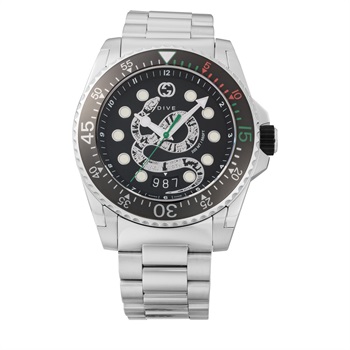 GUCCI(グッチ) DIVE YA136218<07 超ナツ>(文字盤:ブラック-フリー)