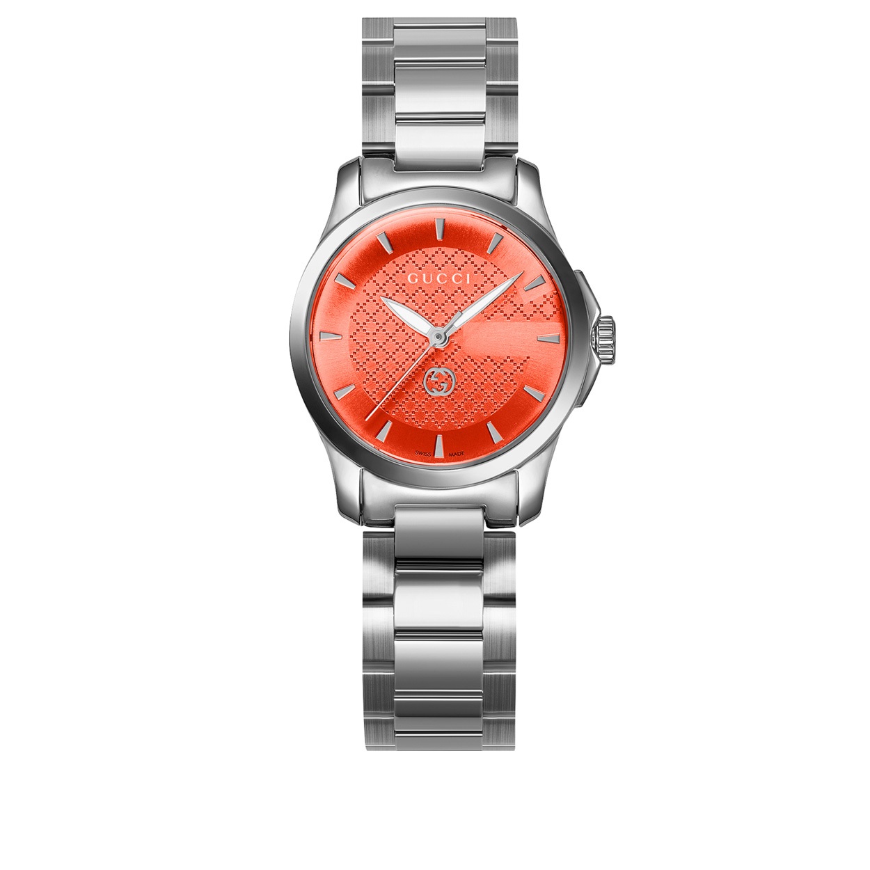 GUCCI(グッチ) Gタイムレス YA1265049<06 従販>(文字盤:コーラルレッド-フリー)