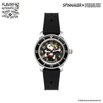 SPINNAKER(スピニカー) Fleuss 40 Automatic Peanuts Snoopy Snorkeling Limited Edition SP-5186-01<08 予約会>(文字盤:ブラック-フリー)