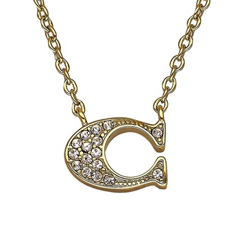 【COACH】パヴェ シグネチャー ネックレス コーチ シグネチャー パヴェ ネックレス（ネックレス）｜COACH（コーチ
