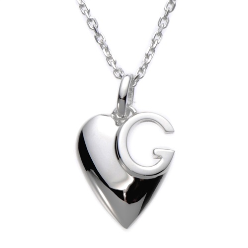 <08 BUZ>GUCCI(グッチ) ハートG ペンダントネックレス 233963-J8400/8106/NEW