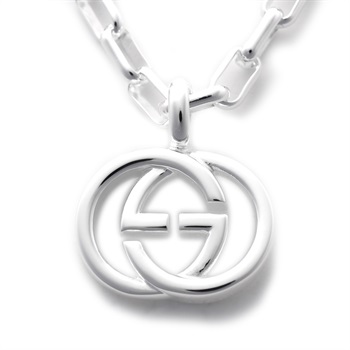 08 BUZ>GUCCI(グッチ) ノット ハート ペンダントネックレス