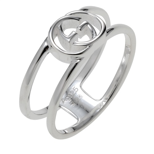 グッチ インターロッキングG カフス 681283 J8410 Gucci Interlocking chain bracelet in 925 sterling silver
