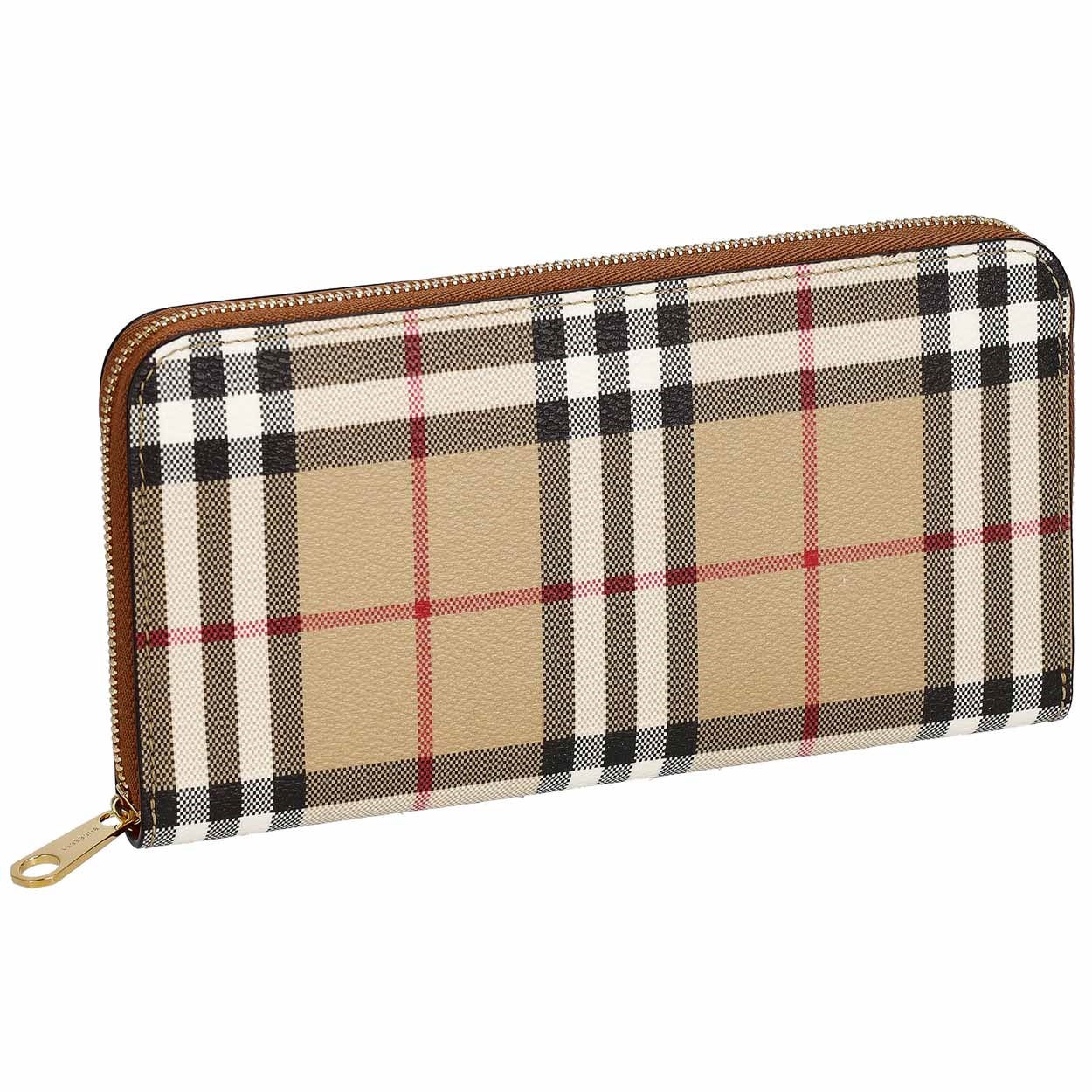 【良品】BURBERRY バーバリー　ラウンドファスナー　ケース バーバリー BURBERRY ラウンドファスナー 長財布 小銭入れ付き 8070598