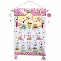 寿慶 タペストリー「うさぎ雛の十人飾り」 4944358078044 ひな人形