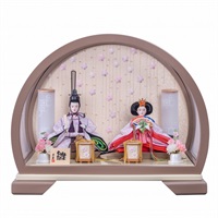 寿慶 親王ケース飾り「光莉(ひかり)」 4944358078099 ひな人形 雛人形(4944358078099)