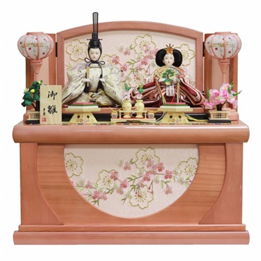 雛人形　収納飾り　寿慶 寿慶 親王収納飾り「結桜」 4944358078211 ひな人形 雛人形 | イオン