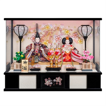 寿慶 親王ケース飾り｢華雅｣ 4944358078259 ひな人形 雛人形 | イオン