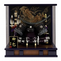 兜　極上品　寿慶作　銀竜　兜飾り 寿慶 兜ケース飾り「双竜昇輝(そうりゅうしょうき)」五月人形 かぶと