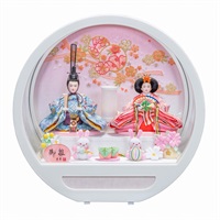 〇 超美品！ 寿慶 五人ケース飾り ひな人形 〇 〇 超美品！ 寿慶 五人ケース飾り ひな人形 〇