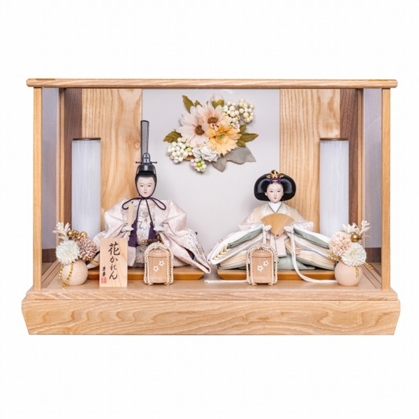 寿慶 親王ケース飾り「花かれん」 4944358169575 ひな人形 雛人形
