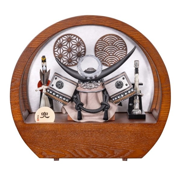 寿慶 兜ケース飾り「和祥(わしょう)」五月人形 かぶと コンパクト