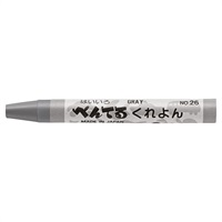 クレヨン ぺんてるくれよん 単色(PTC‐T26R/はいいろ)