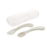リッチェル トライ にぎり持ちスプーン・フォーク ケース付き ベビー食器(4945680205955)
