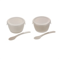 リッチェル トライ 離乳食小分けカップセット フタ・スプーン付 ベビー食器(4945680205962)