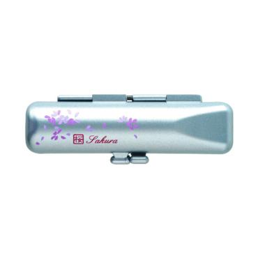 はんこ入れ 印鑑ケース「はんここ村 ツイン」10.5-12.0mm用(ピンク)｜印鑑
