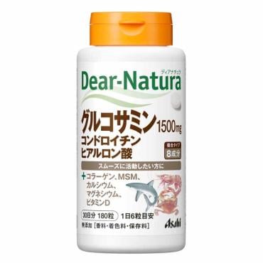 ディアナチュラ グルコサミン・コンドロイチン・ヒアルロン酸 30日分 180粒 ディアナチュラ Dear‐Nature アサヒグループ食品