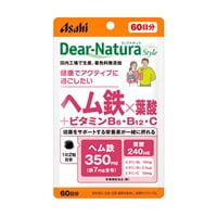 ディアナチュラスタイル ヘム鉄×葉酸+ビタミンB6・B12・C 60日分 120粒 ディアナチュラ Dear‐Nature アサヒグループ食品 【栄養機能食品】(120粒)