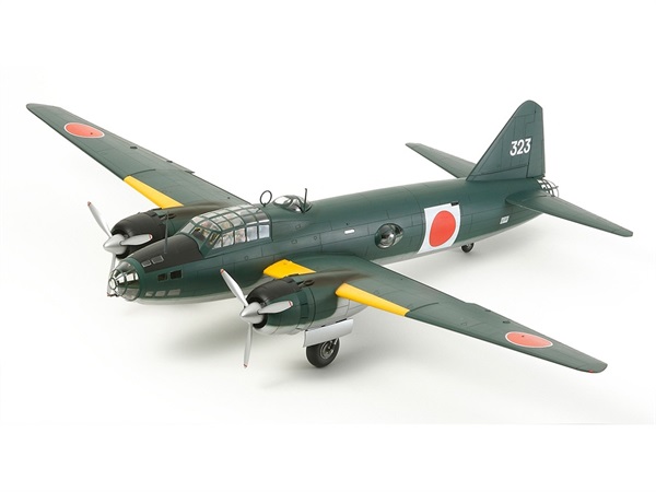 【プラモデル完成品】1式陸上攻撃機11型 タミヤ 傑作機シリーズ 1/48 一式陸上攻撃機11型 山本長官搭乗機（人形