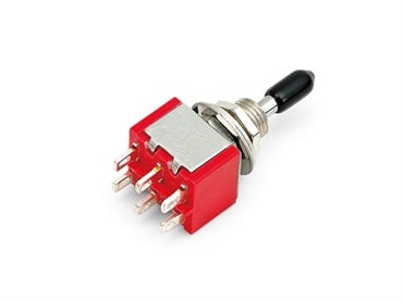 タミヤ テクニクラフトシリーズ 6P トグルスイッチ （セルフニュートラルタイプ）  4950344961177 プラモデル TAMIYA