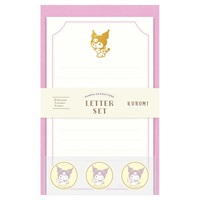 箔押しミニレターセット サンリオ(クロミ)